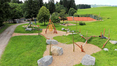 Kinderspielplatz im Feriendorf Reichenbach in Nesselwang im Allgäu