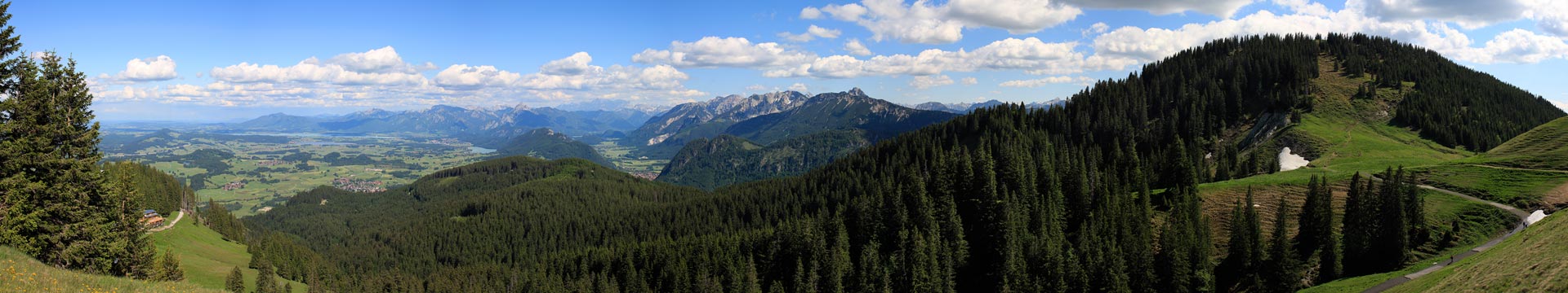 Blick vom Hausberg Alpspitz