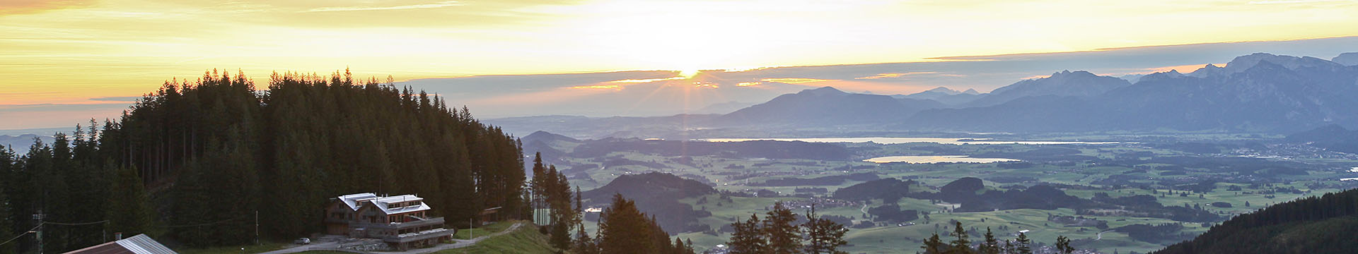 Alpenpanorama Nesselwang im Allgäu
