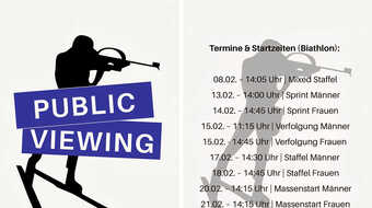 Olympische Winterspiele 2026/Biathlon