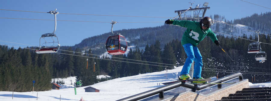 Skifahren im Allgäu