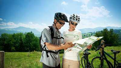 Radtour im Frühling