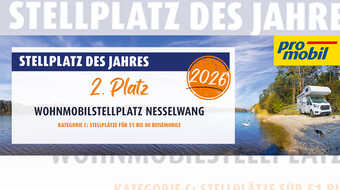 promobil-Leserwahl 2026 - Nesselwang ist auf Platz 2 in Deutschland!