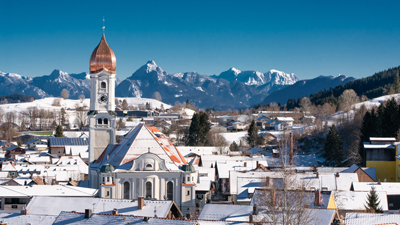 Pfarrkirche St. Andreas Nesselwang im Allgäu