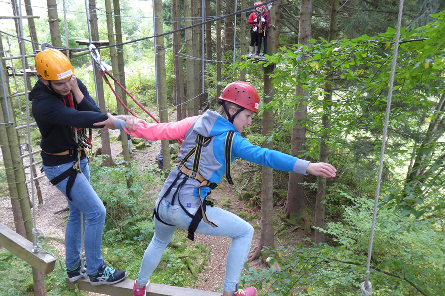 Waldseilgarten Höllschlucht