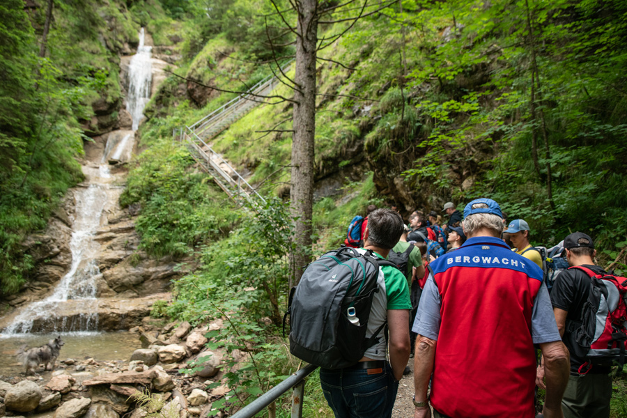 Erlebnisnachmittag mit der Bergwacht