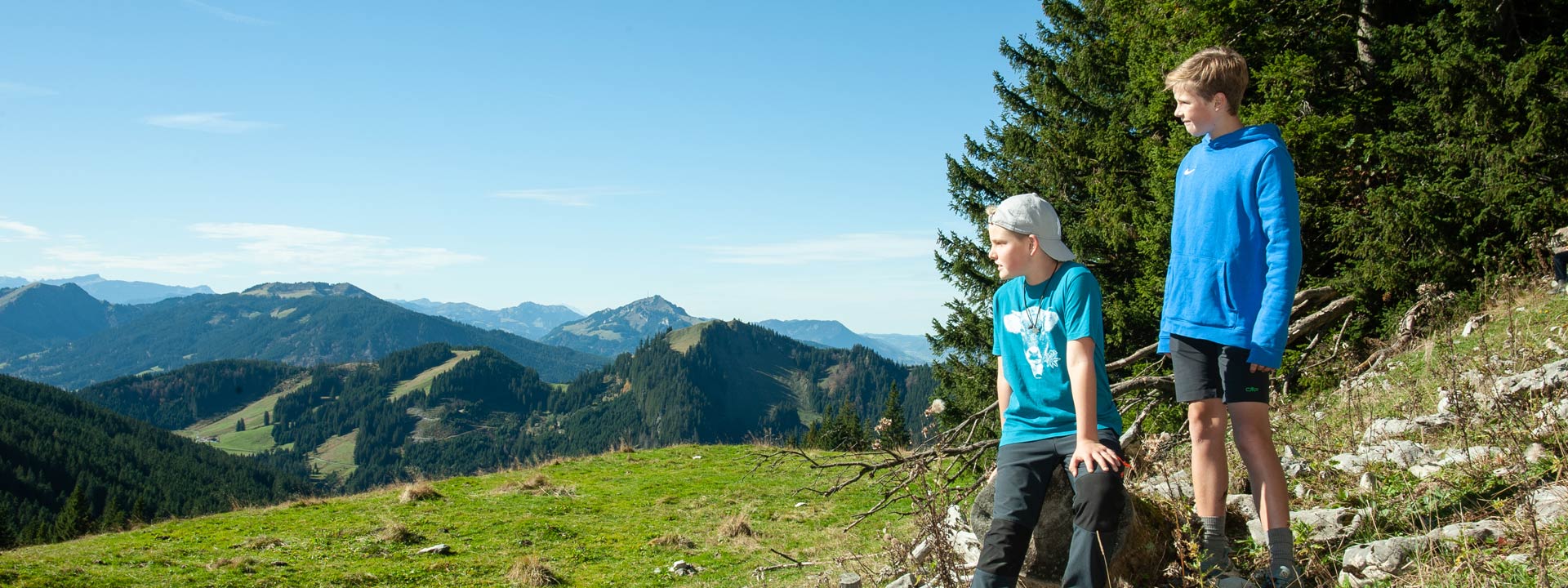 Wandern auf der Alpspitze in Nesselwang