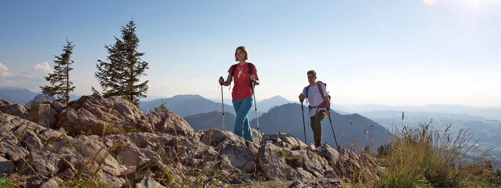 Wandern an der Alpspitze in Nesselwang