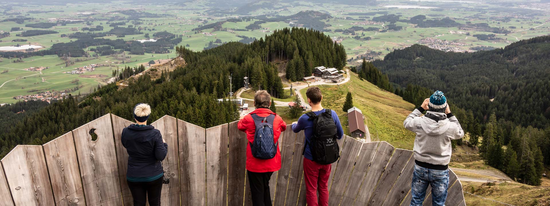 Wandern an der Alpspitze in Nesselwang