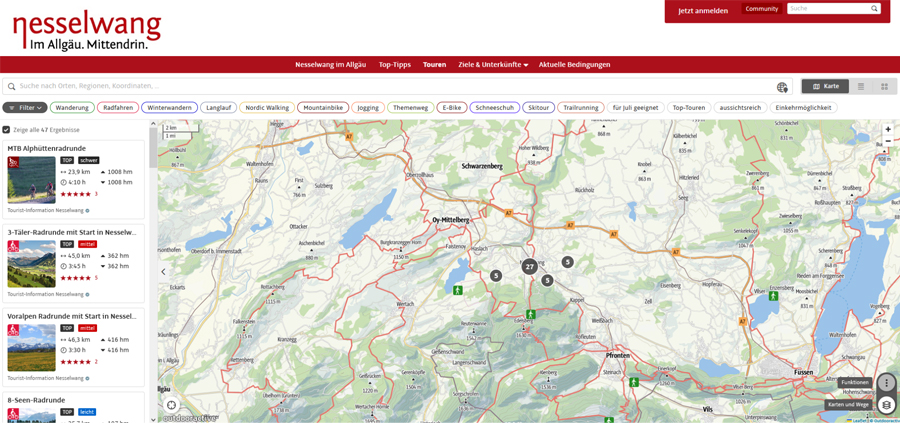 Wandertouren im Allgäu