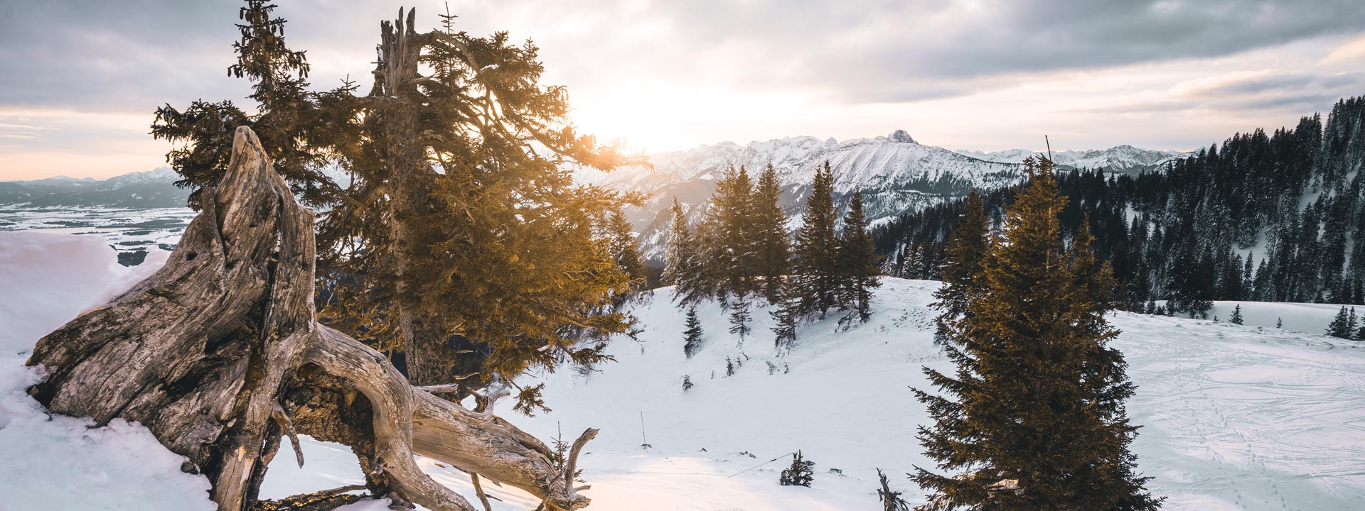 Winterliches Nesselwang im Allgäu