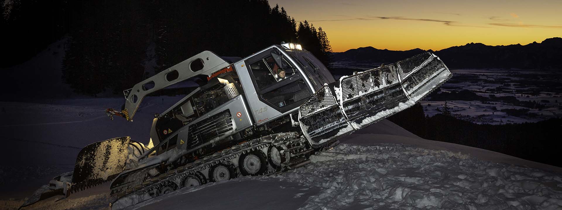 Pistenraupen-CoPilot sein an der Alpspitzbahn Nesselwang