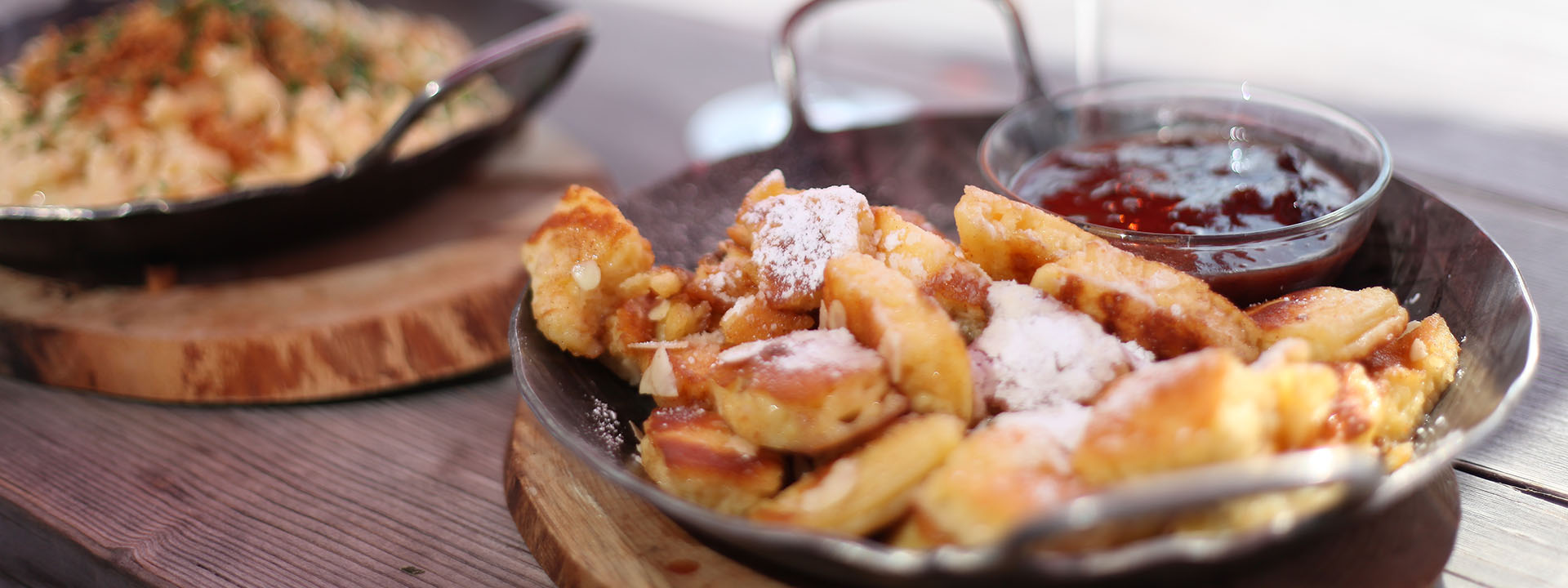 Kaiserschmarren essen in Nesselwang im Allgäu