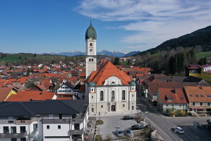 Pfarrkirche St. Andreas Nesselwang im Allgäu