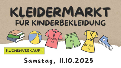 Kleidermarkt für Kinderbekleidung in Nesselwang