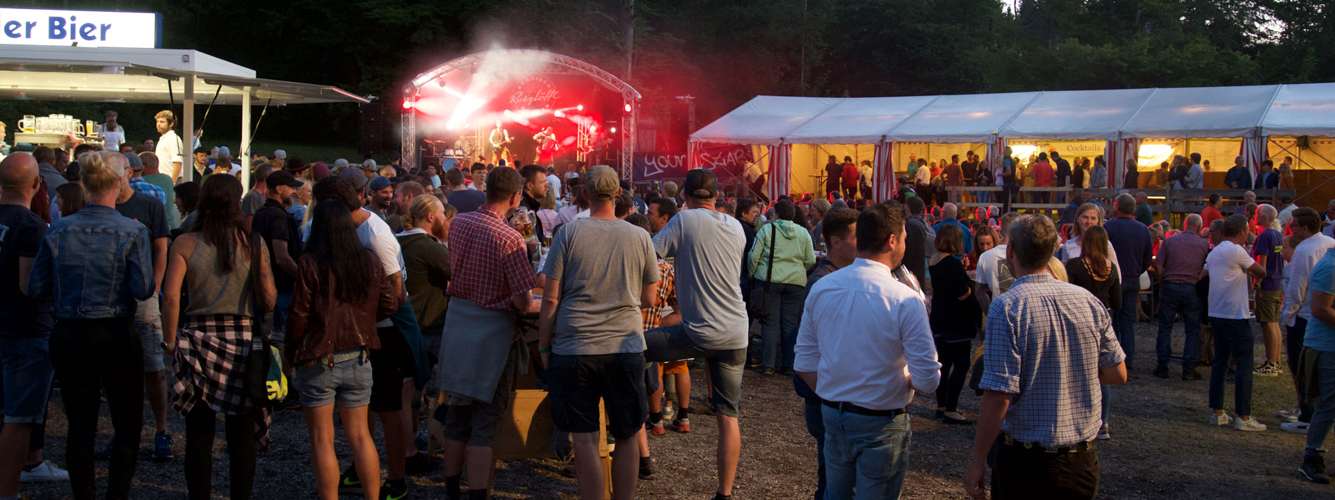 Rotzlöffl in Nesselwang am Waldfestplatz