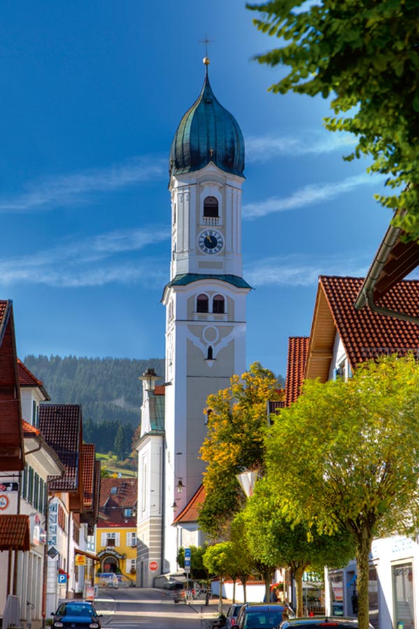 Pfarrkirche St. Andreas Nesselwang im Allgäu