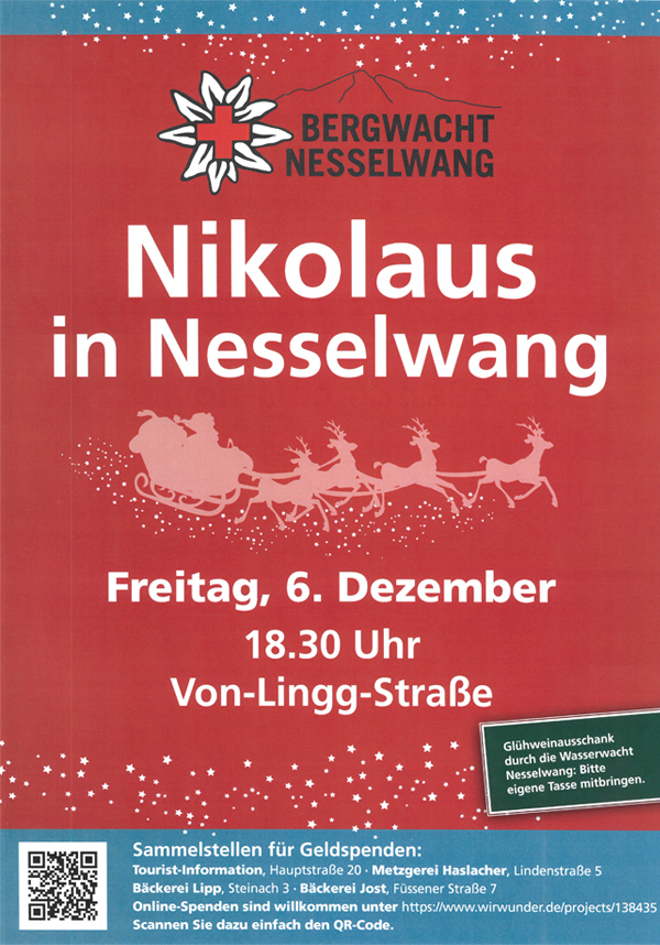 Nikolausumzug der Bergwacht Nesselwang