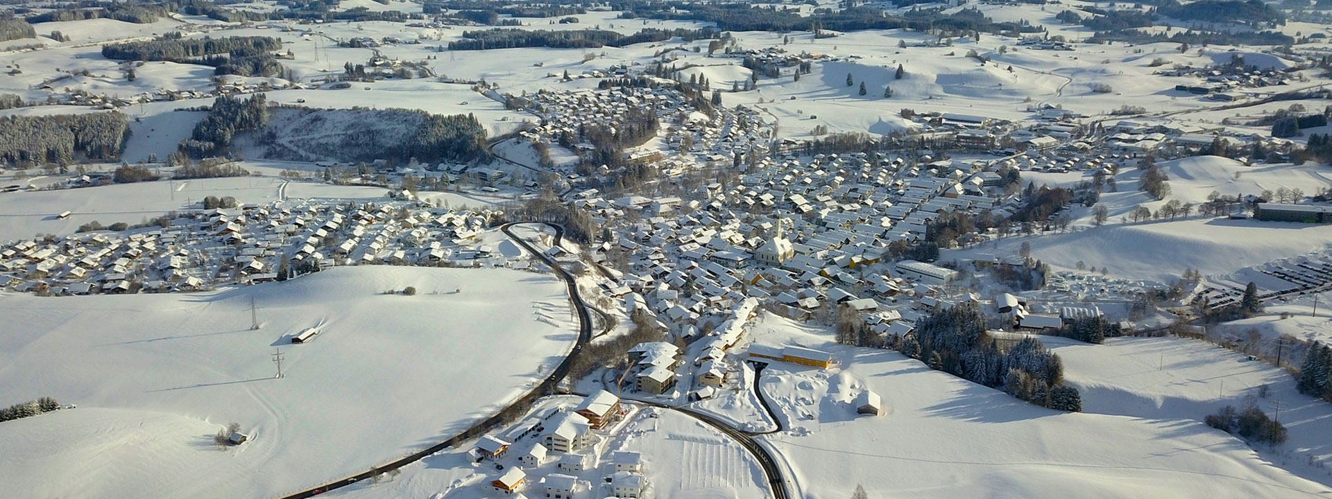 Winterliches Nesselwang im Allgäu