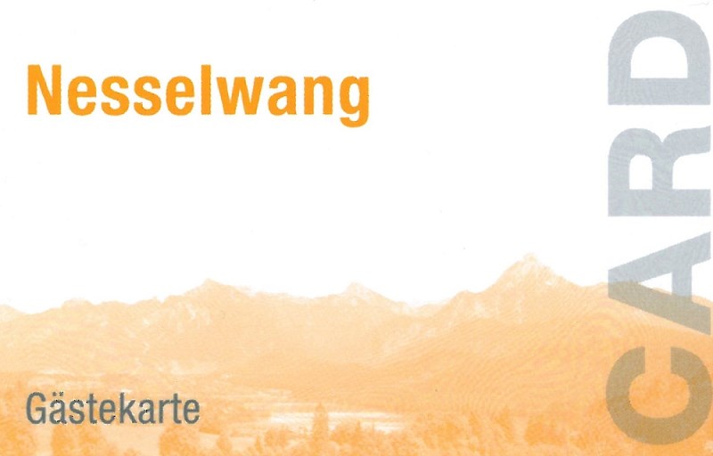 NesselwangCard: Gästekarte für kostenlose und ermäßigte Leistungen in Nesselwang im Allgäu